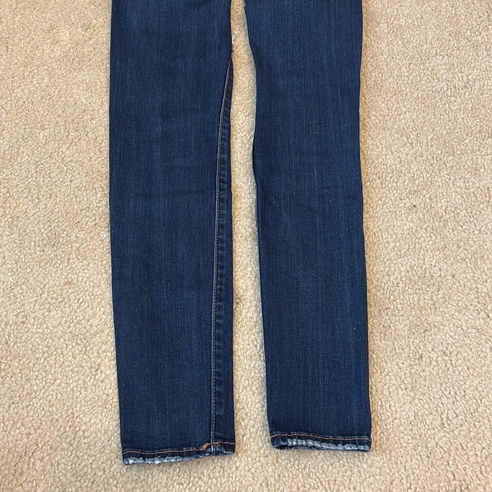 American Eagle Super Stretch Distressed Jeggings Jeans - Size 00 - Picture 9 of 9
